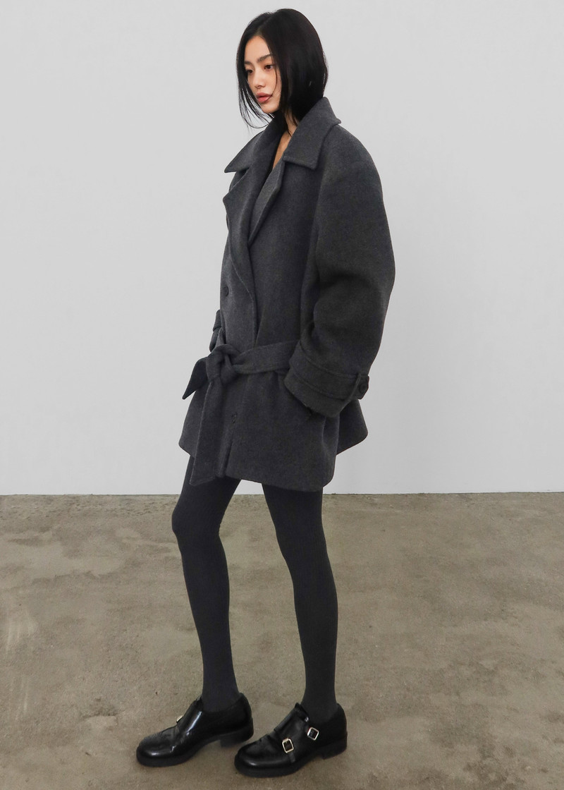 Kalmar Wool Peacoat - Grey 3