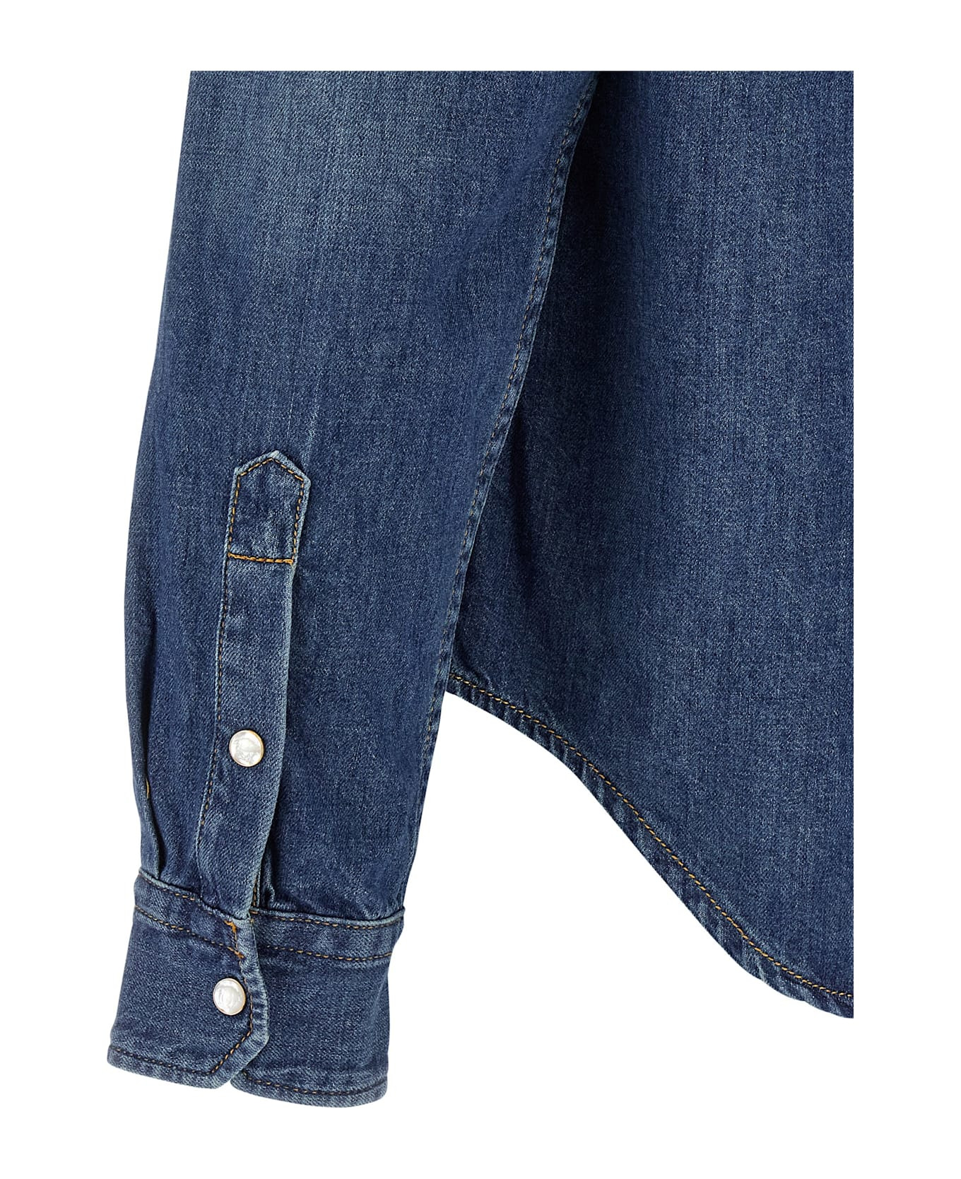 'medusa' Patch Shirt - 4