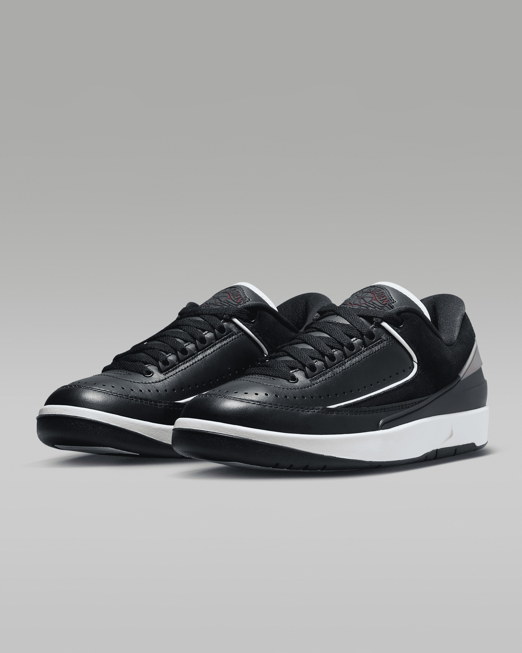 Air Jordan 2 Retro Low "Black/Varsity Red" Women's Shoes - 5