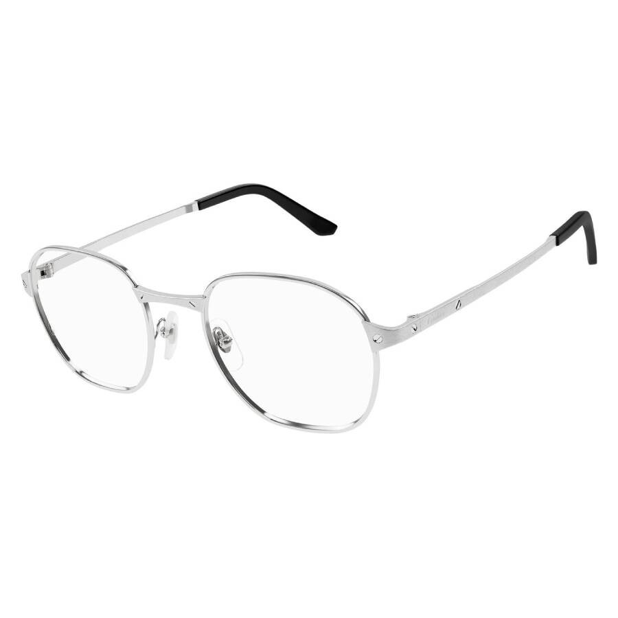 Cartier Santos de Cartier Demo Round Men's Eyeglasses CT0441O 002 51 - 2