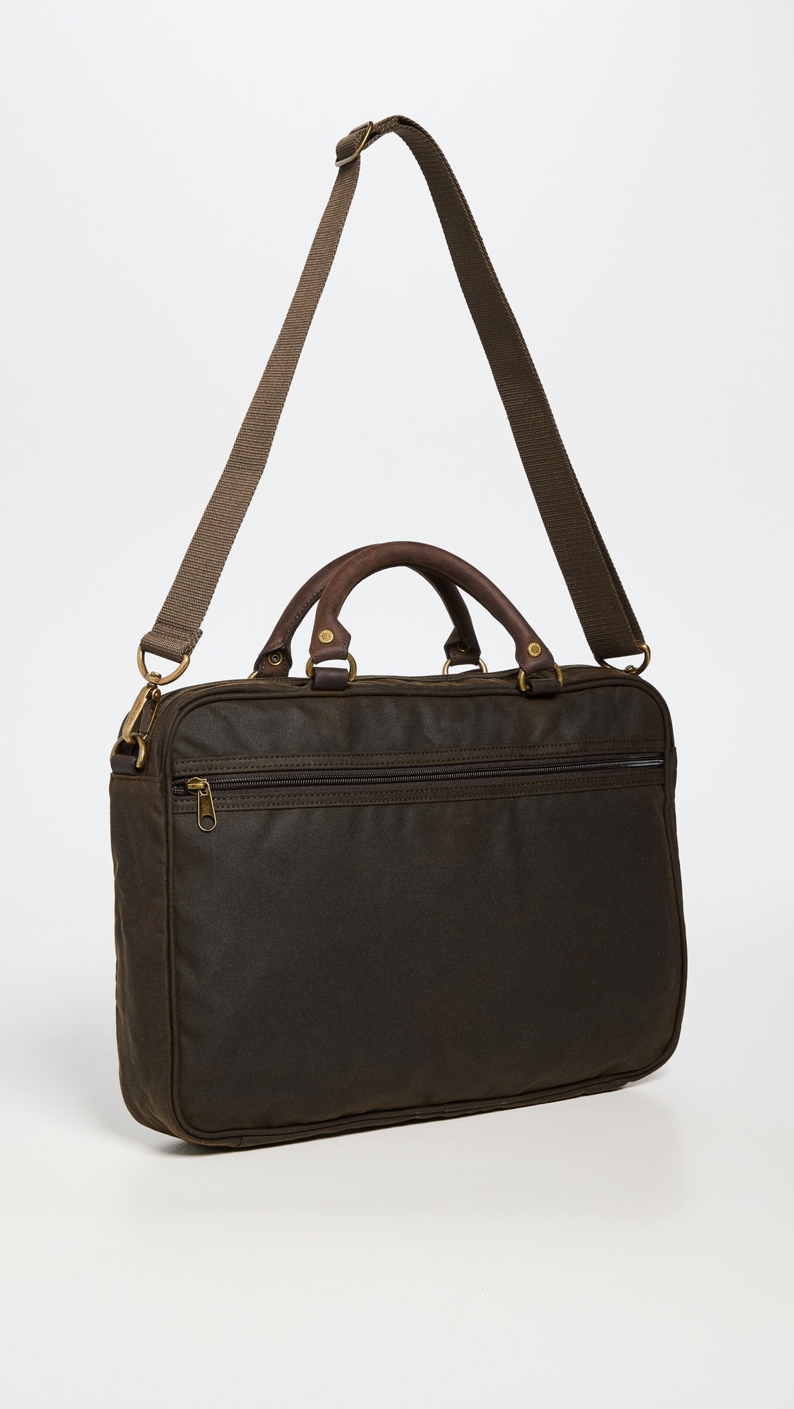 Barbour Wax Leather Briefcase - 3