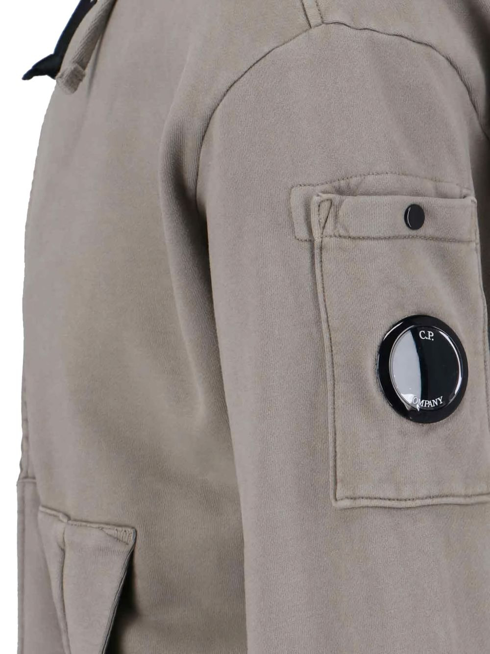 goggle-details zip-fastening hoodie - 4