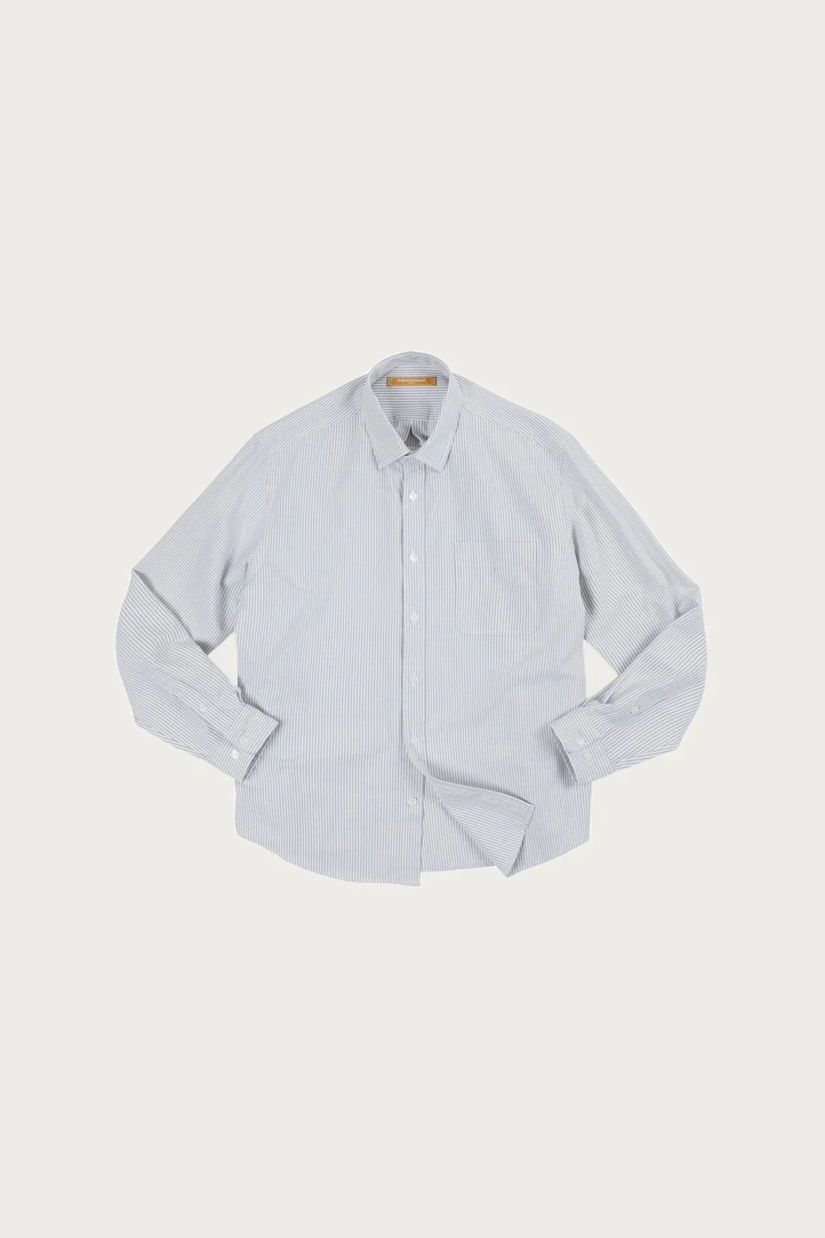 OG Oversized Stripe Shirt - Gray - 1