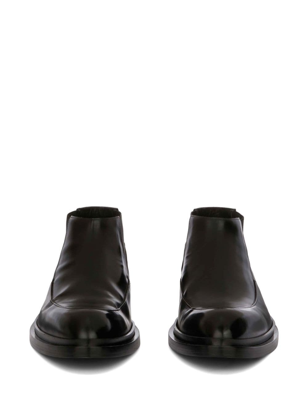 metal-detail leather boots - 4