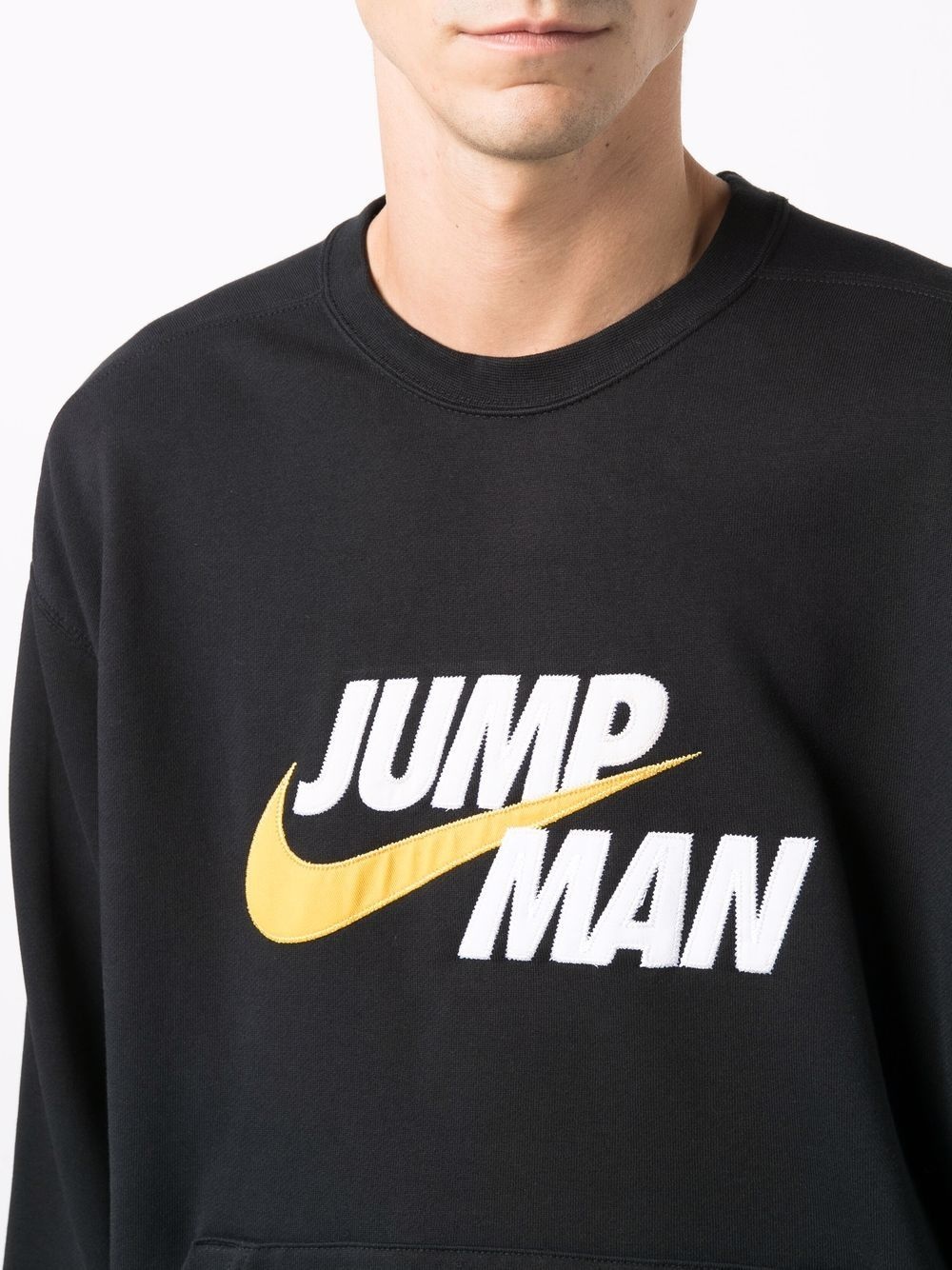 Jumpman rib-trimmed fleece sweatshirt - 5