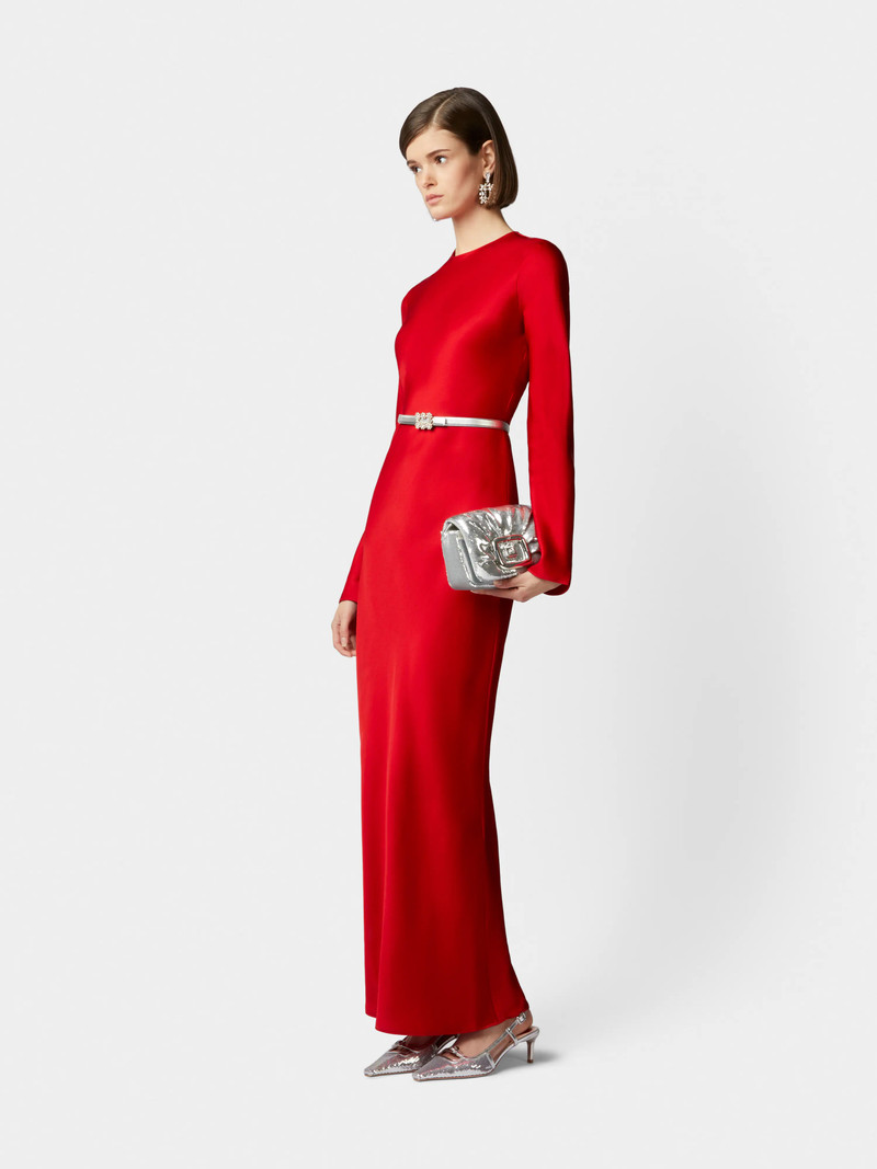Roger Vivier Viv' Choc Paillettes Mini Bag in Fabric outlook