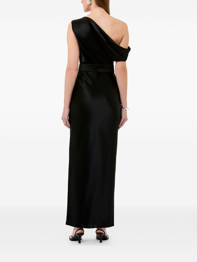 Eartha one-shoulder belted maxi dress 4
