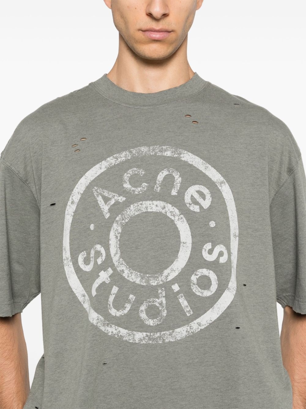 logo-print T-shirt - 6