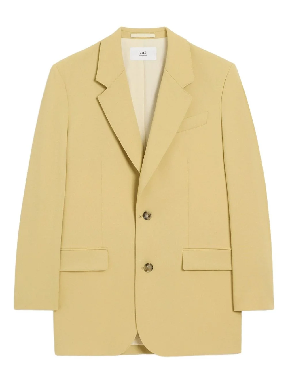 single-breasted wool blazer - 1