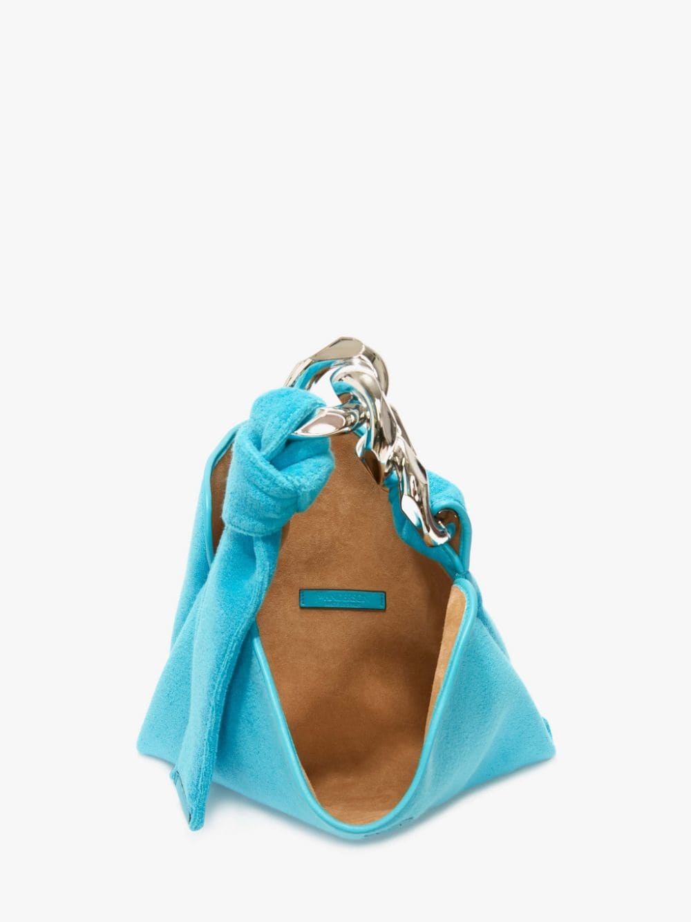 SMALL CHAIN HOBO - TERRY TOWEL SHOULDER BAG - 5
