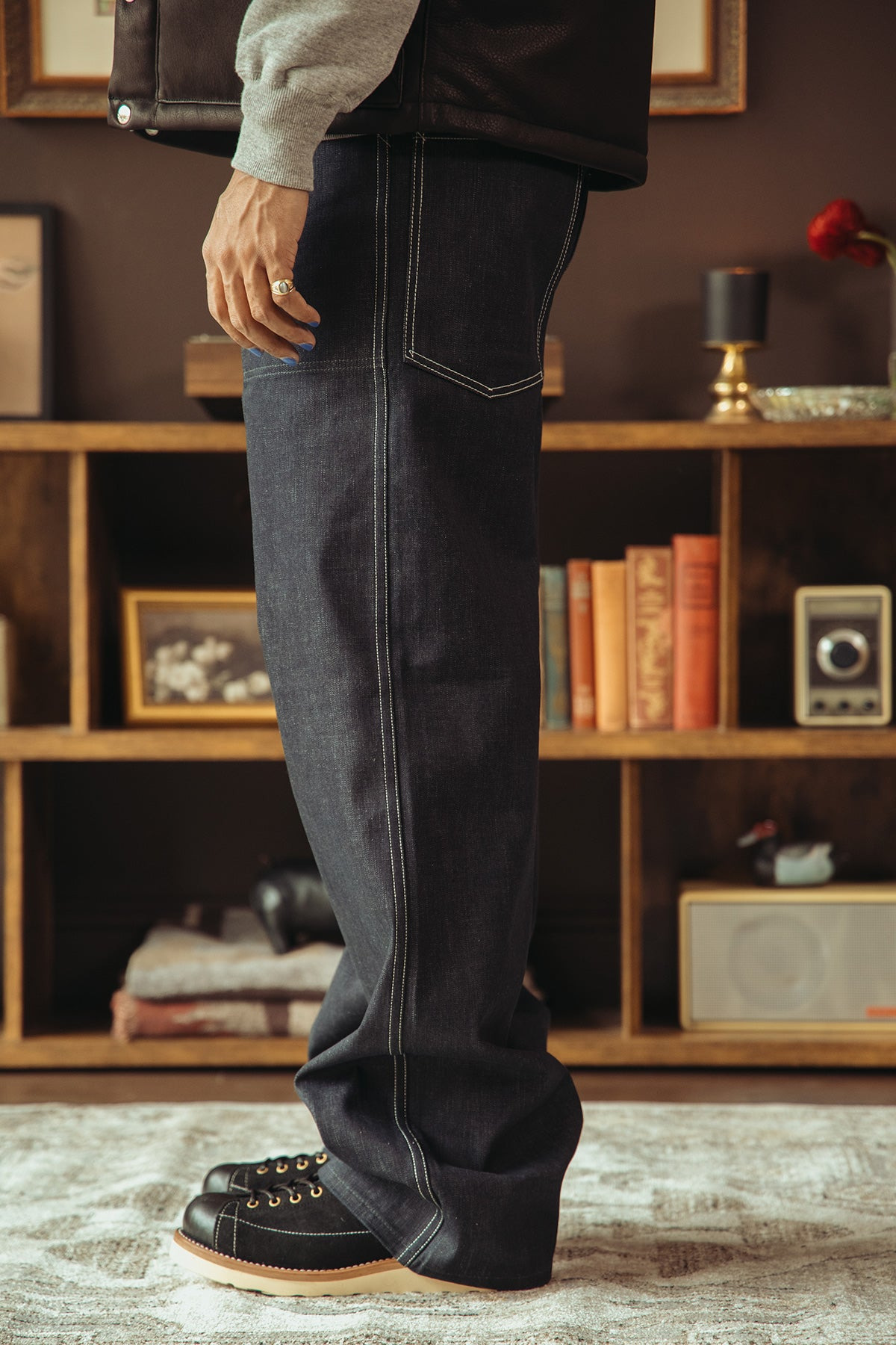 WWII Denim Work Trousers - Indigo - 3