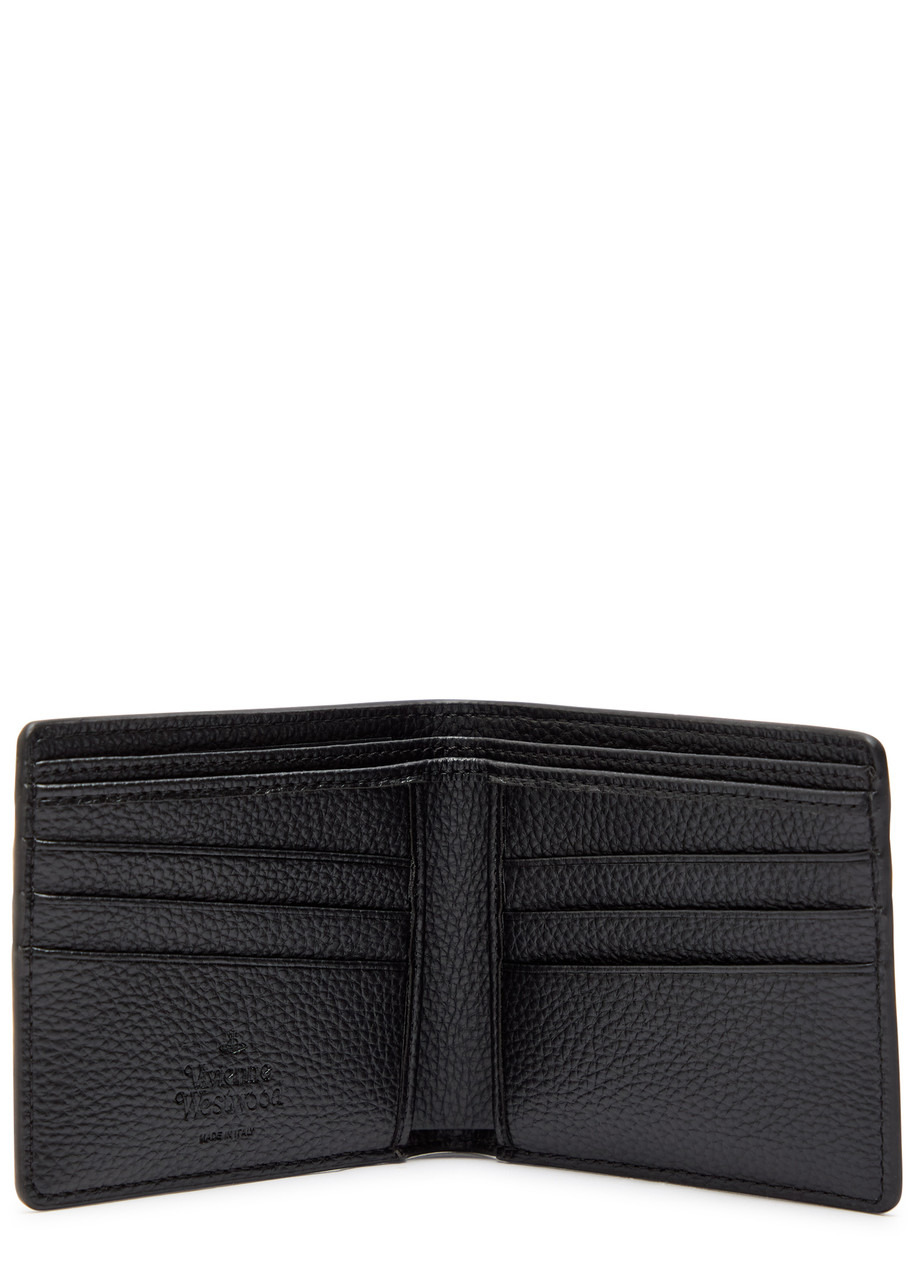 Vivienne Westwood Orb Pebbled Leather Wallet - 3