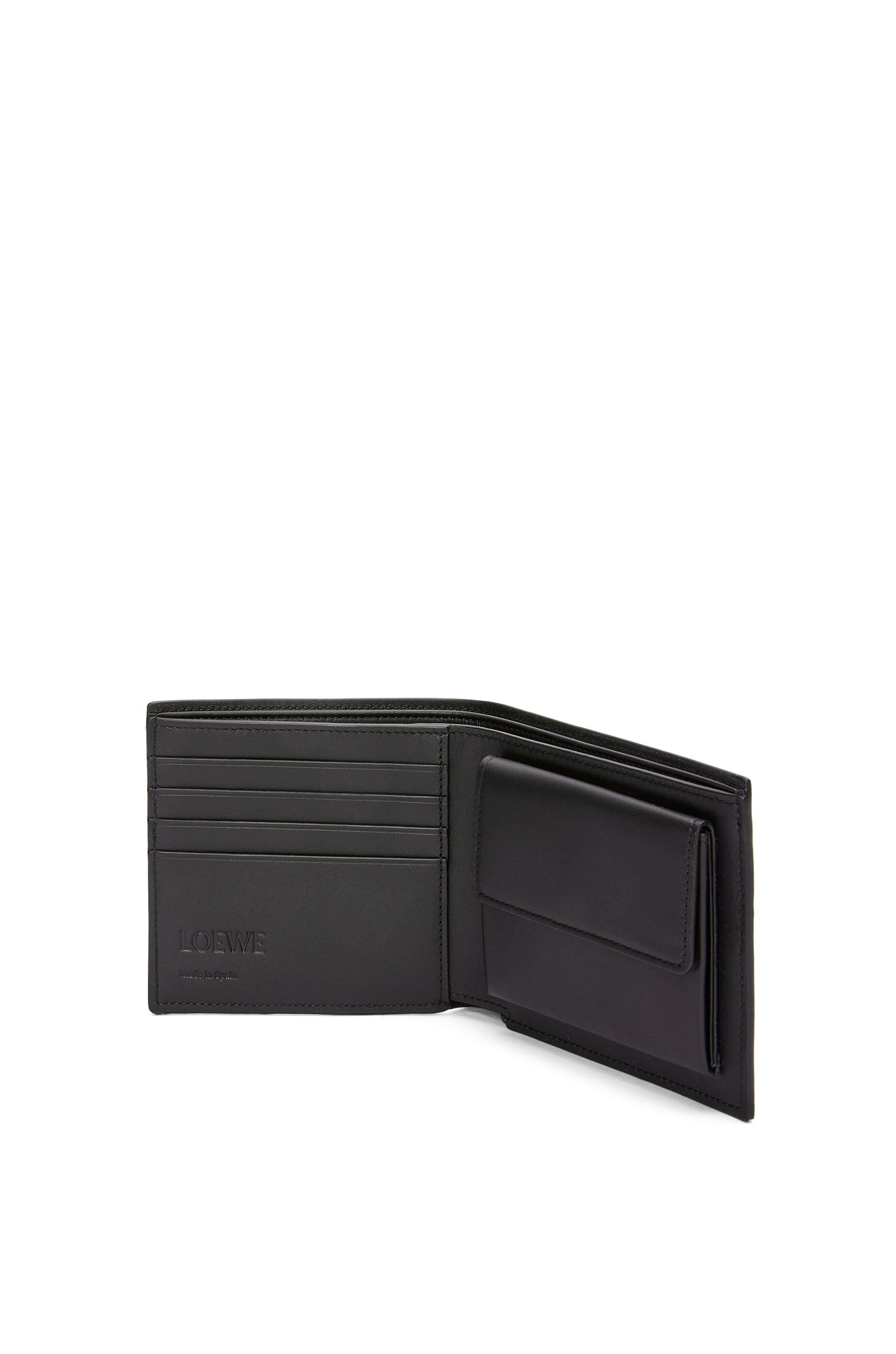 Bifold coin wallet in shiny calfskin - 3