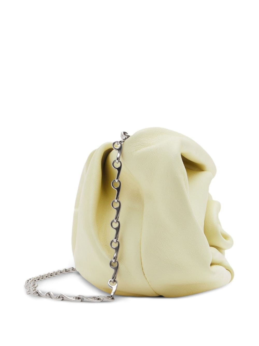 Rose Chain leather clutch bag - 3