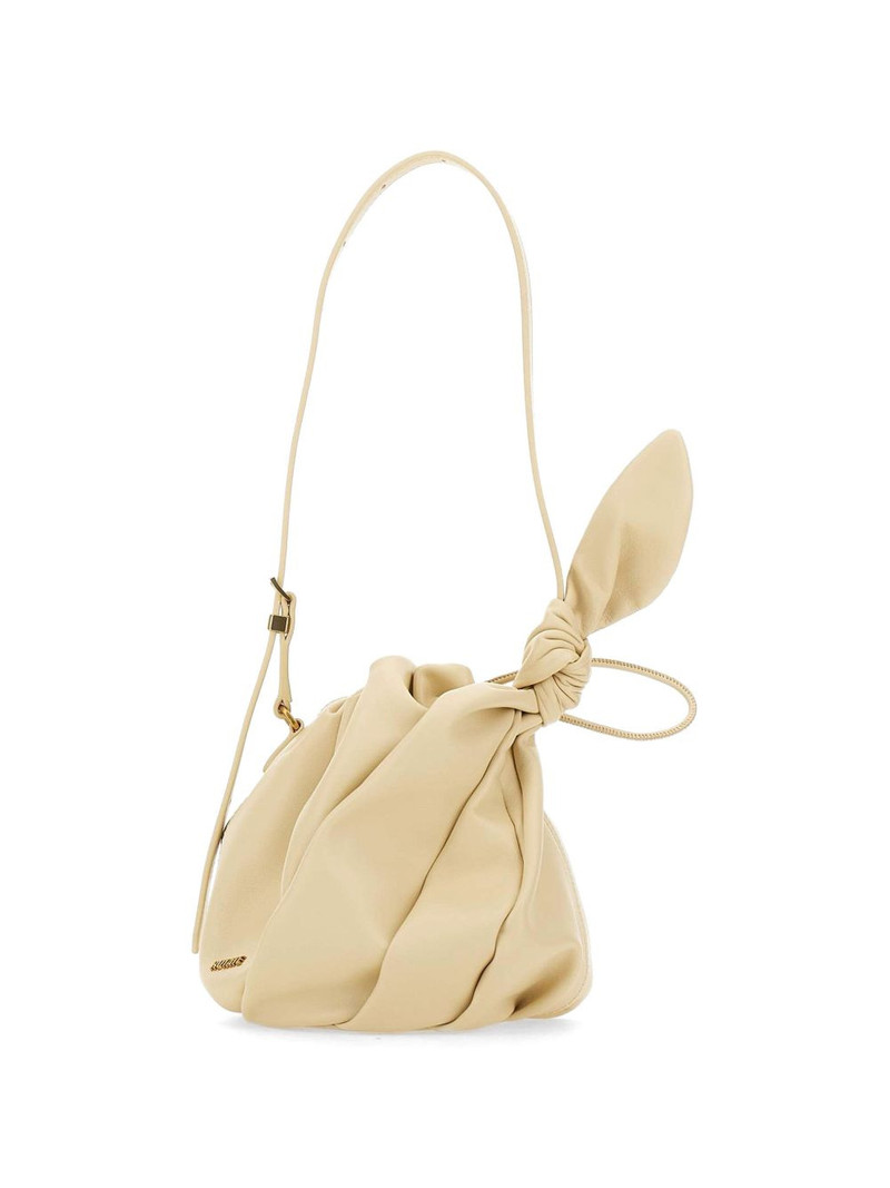 Bon Bon knot leather shoulder bag 3