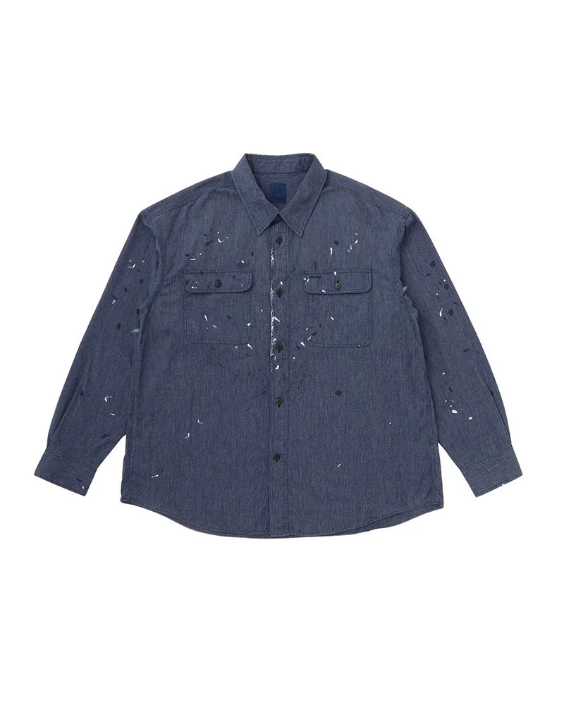 LANGER CHAMBRAY L/S INDIGO - 1