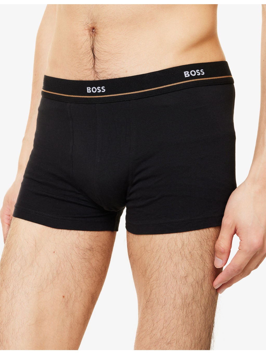 Essential Logo-Waistband Stretch-Woven Trunks - 4
