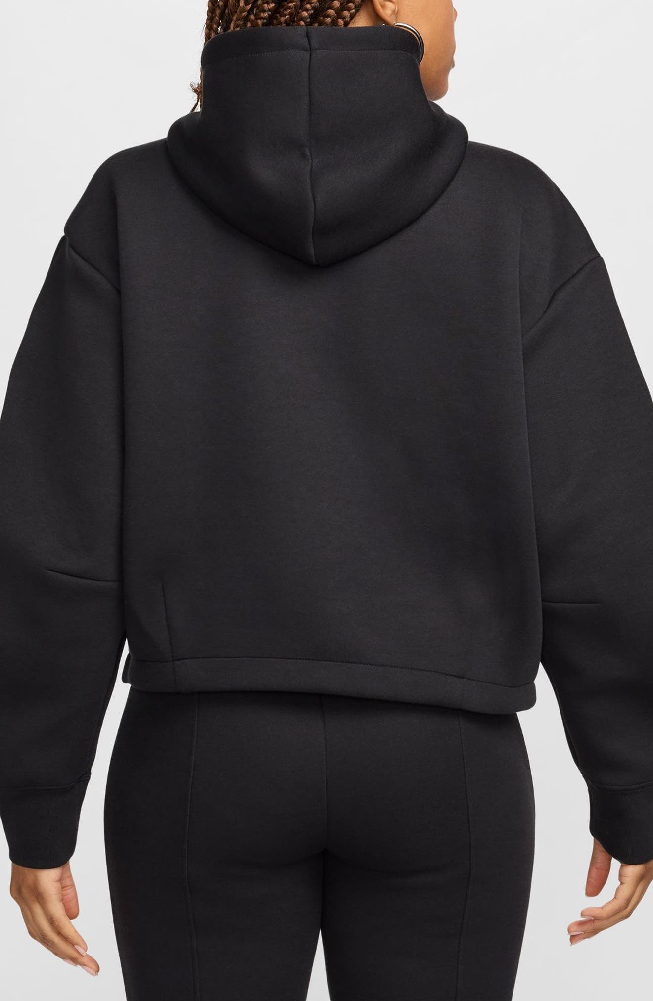 Nike Sportswear Oversize Tech Fleece Hoodie in Black/Black at Nordstrom - 2