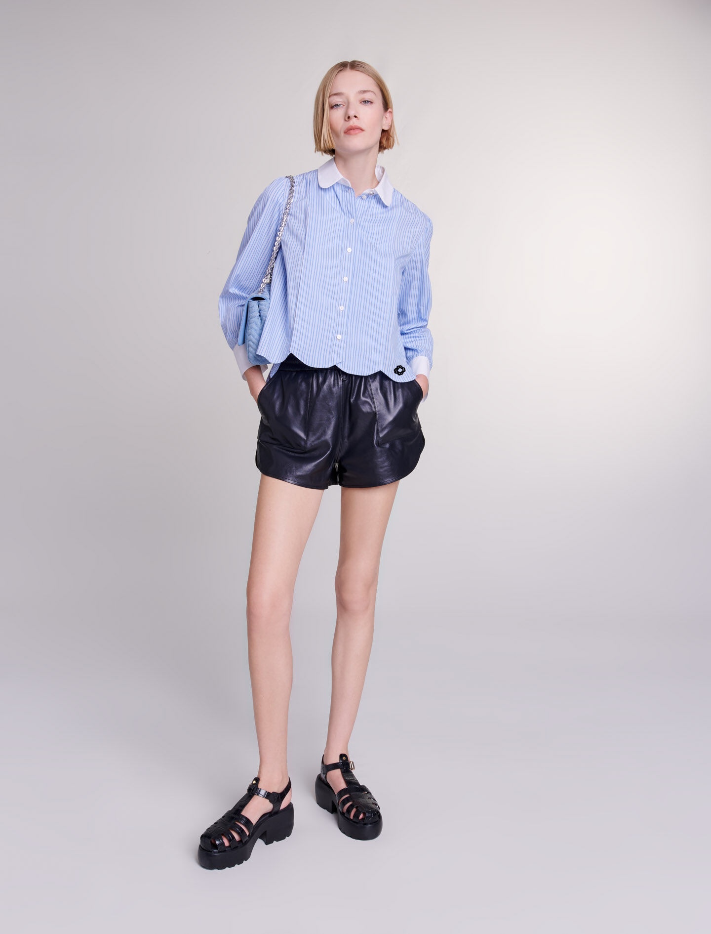 Contrast stripe shirt - 2