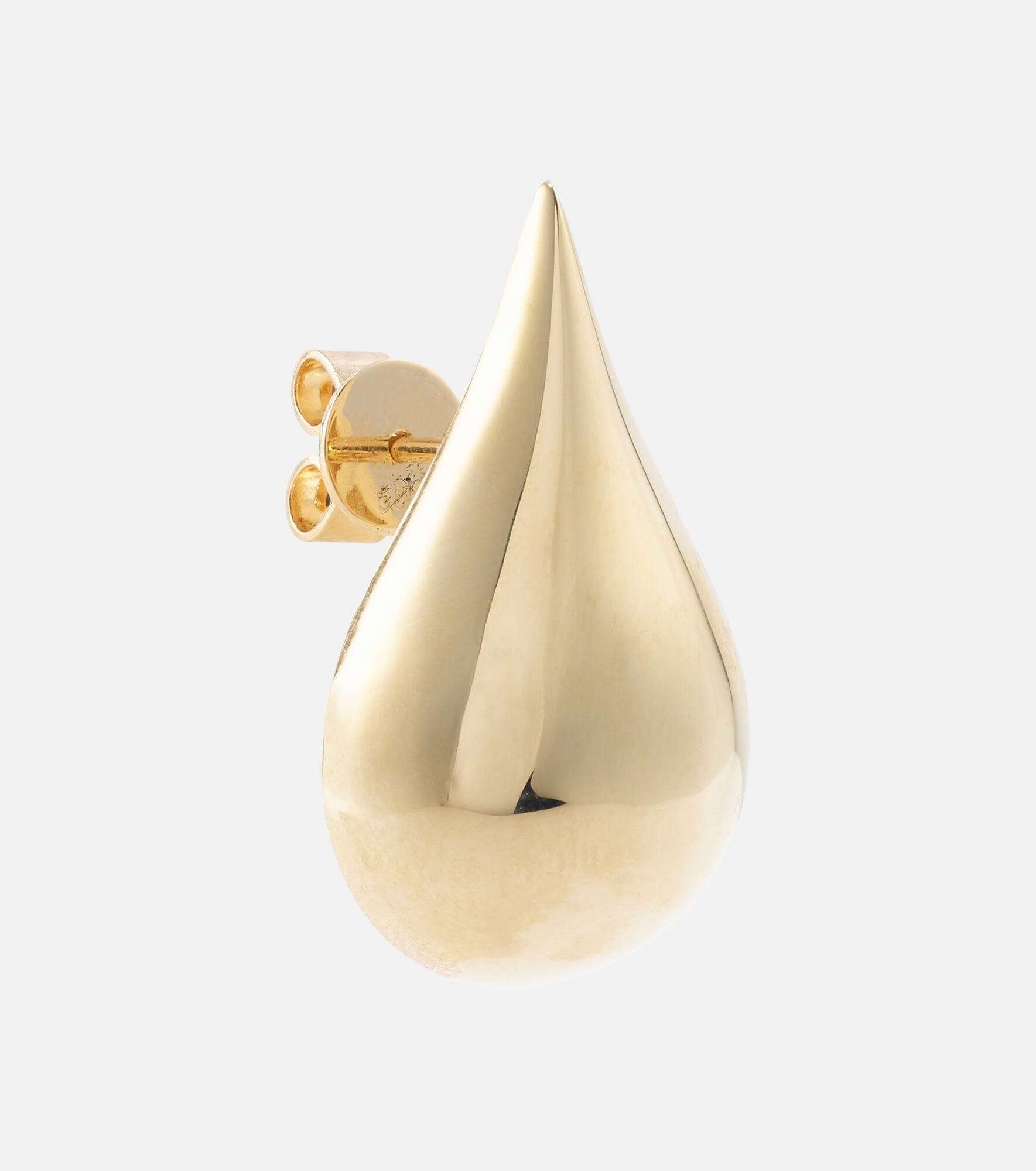 Water Droplet 14kt gold earrings - 4