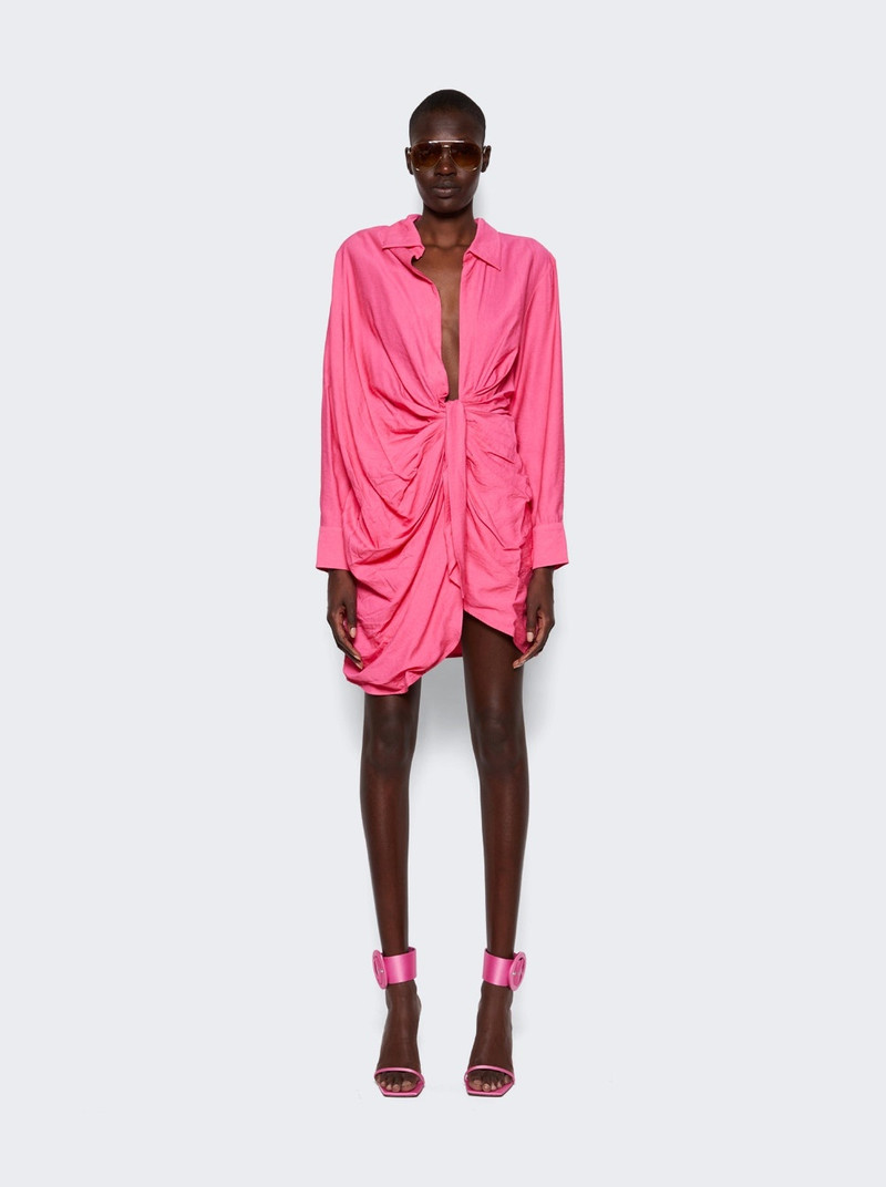 THE ATTICO Last Night Sandal 85mm Geranium Pink outlook