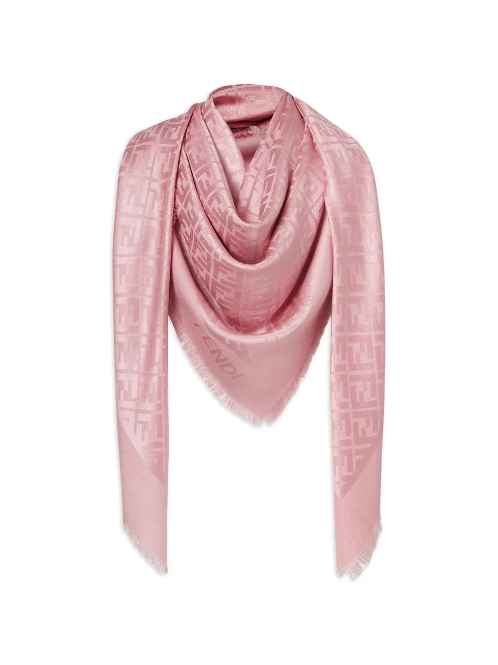 monogram scarf - 1