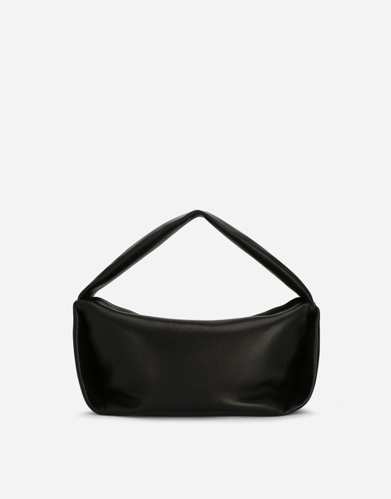 Nappa leather Soft bag with branded tag 4