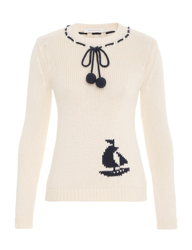 HIGH TIDE CREW NECK SWEATER 1