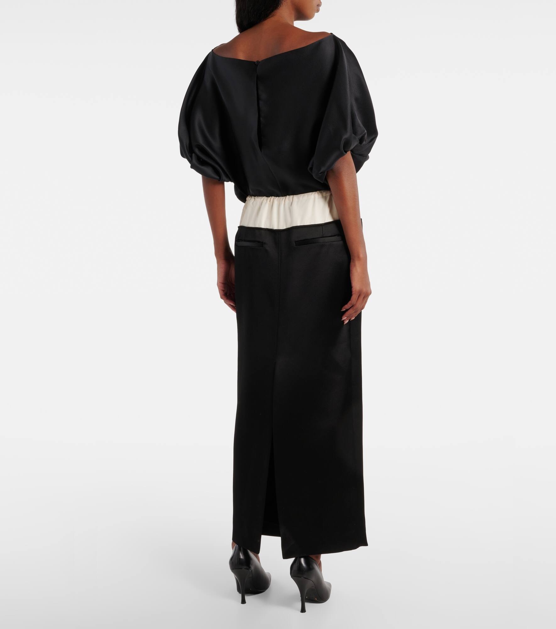 Chet satin maxi skirt - 3