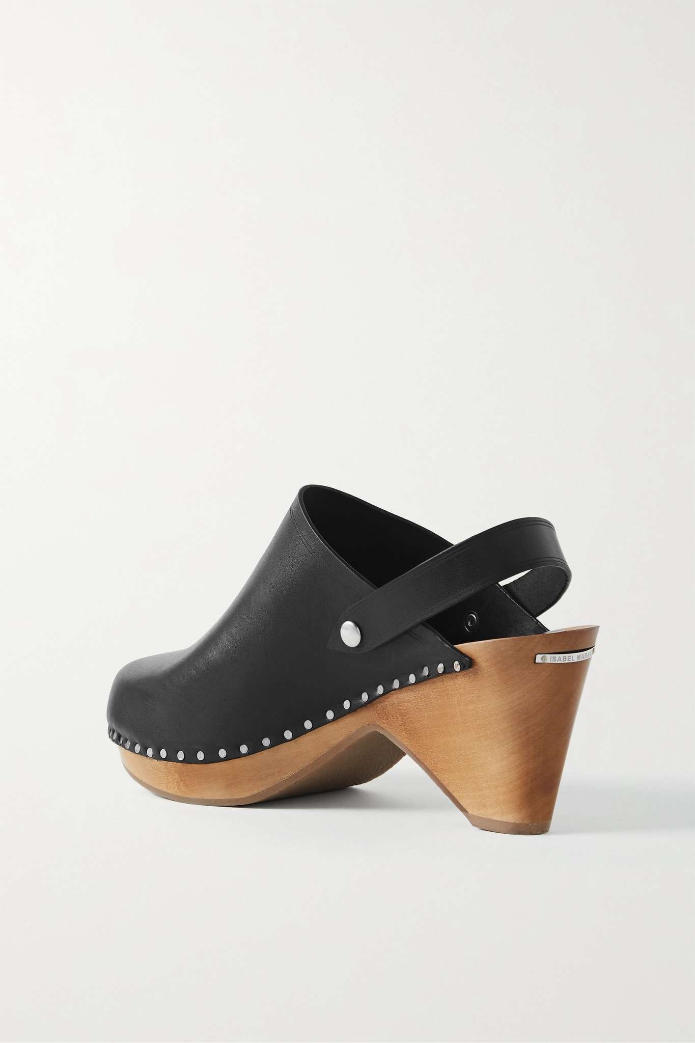 Taiya studded leather clogs - 3