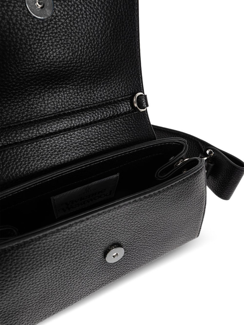 debossed-orb chain-strap shoulder bag 5