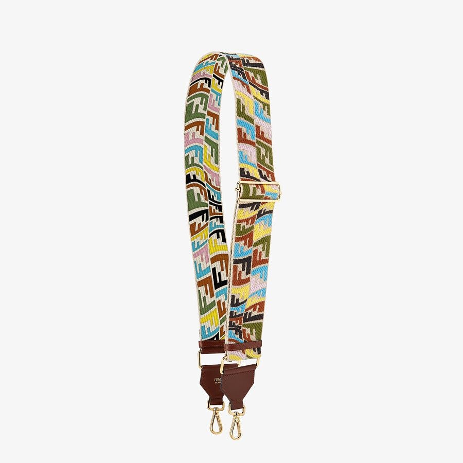 Multicolor ribbon shoulder strap - 1