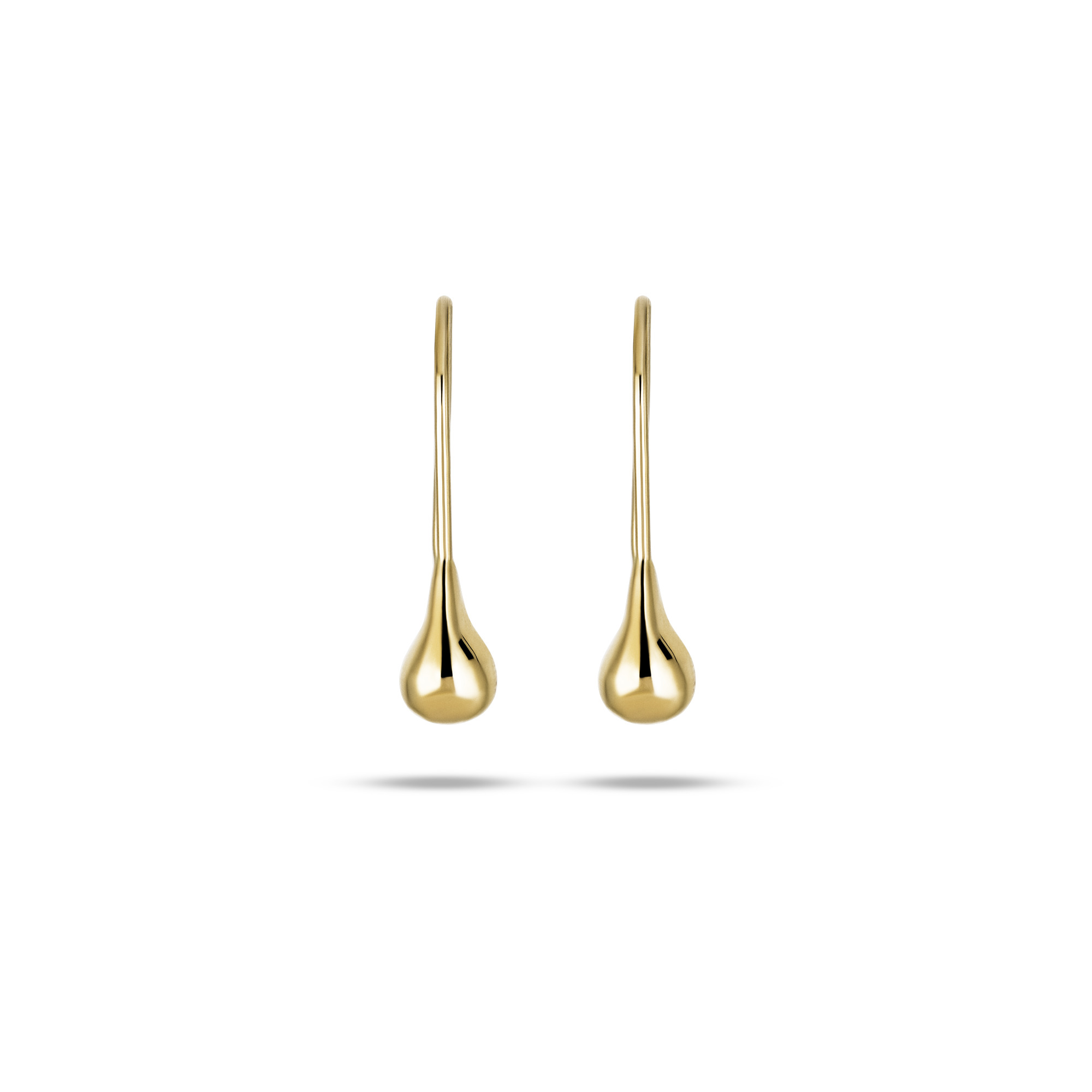 Golden Droplet Earrings - 3