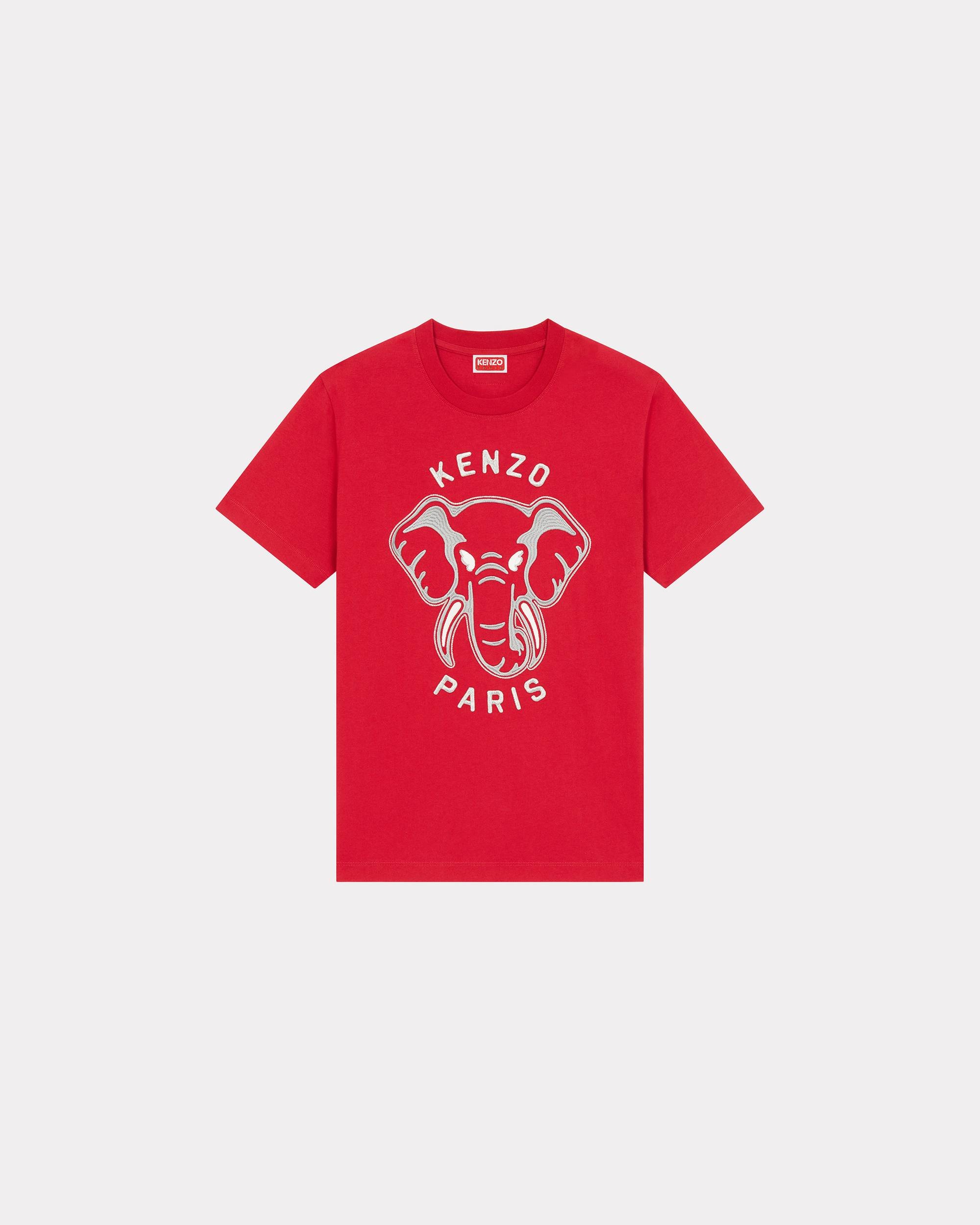 'KENZO Elephant' loose embroidered T-shirt - 1
