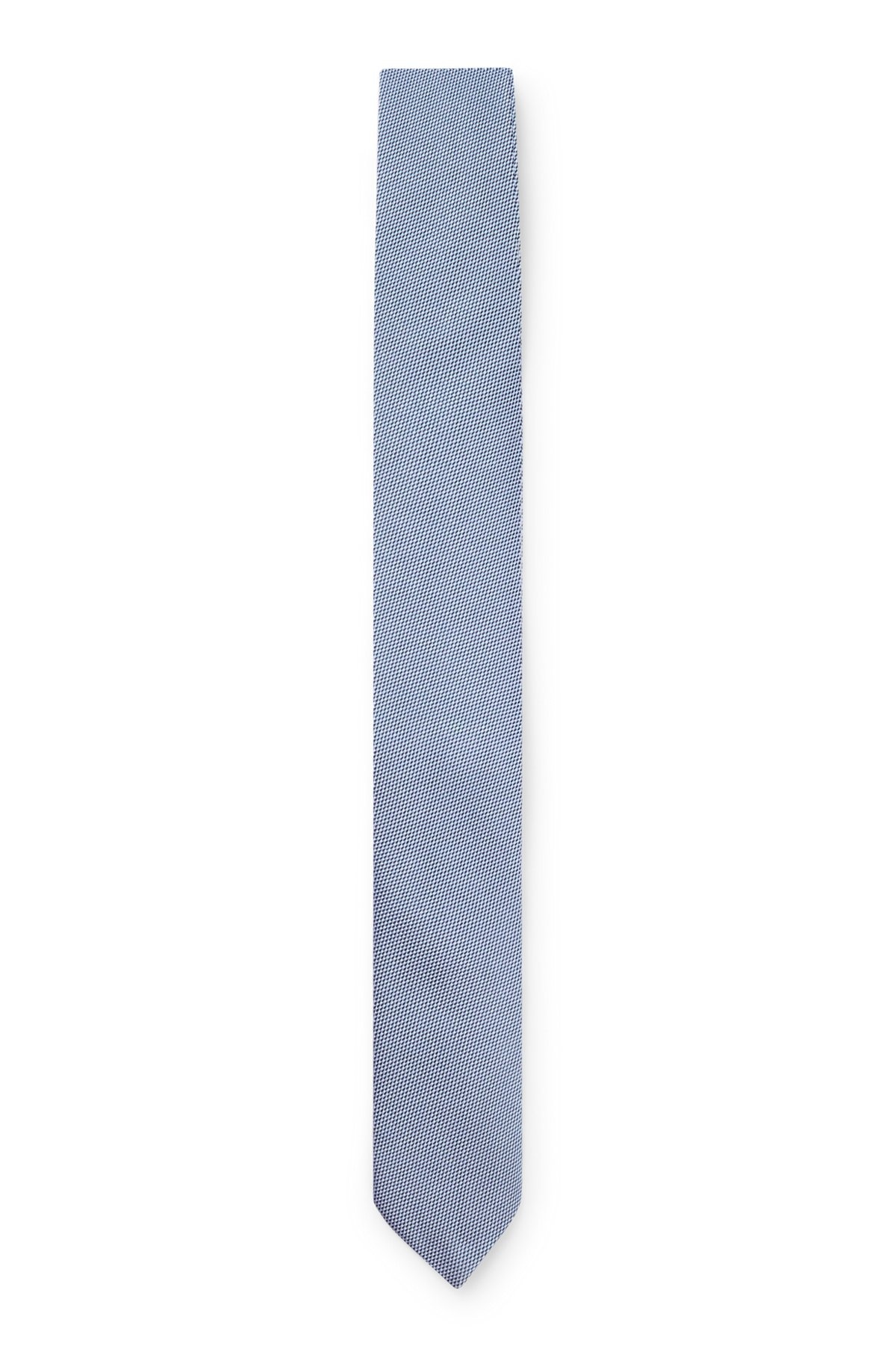 SILK TIE WITH ALL-OVER JACQUARD PATTERN - 1