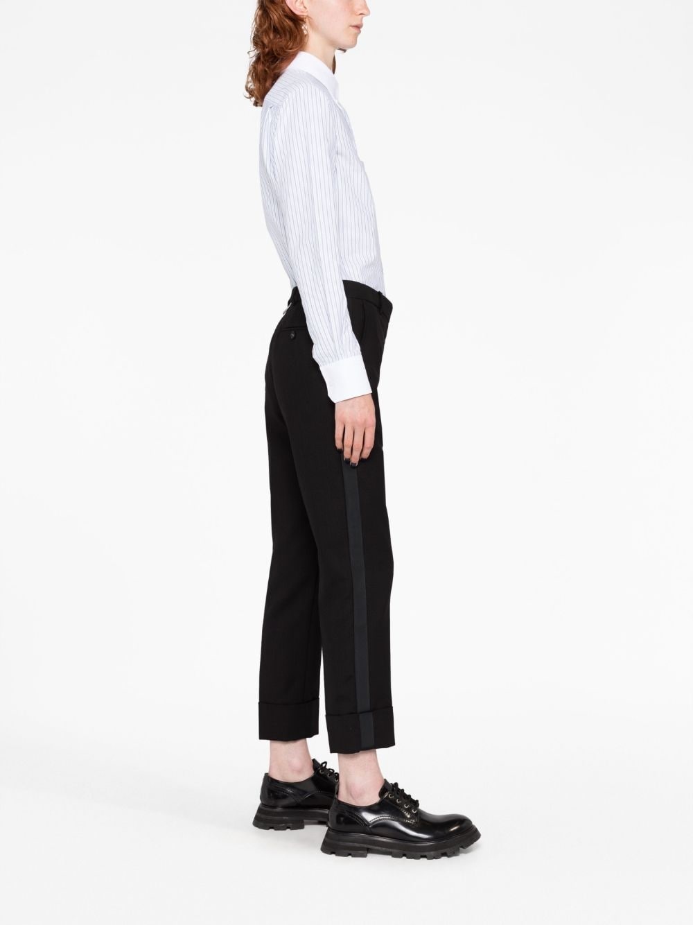 cropped tailored trousers - 6