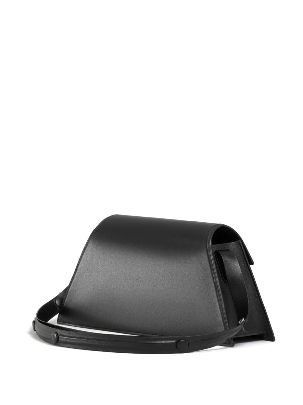 logo-debossed leather shoulder bag - 3
