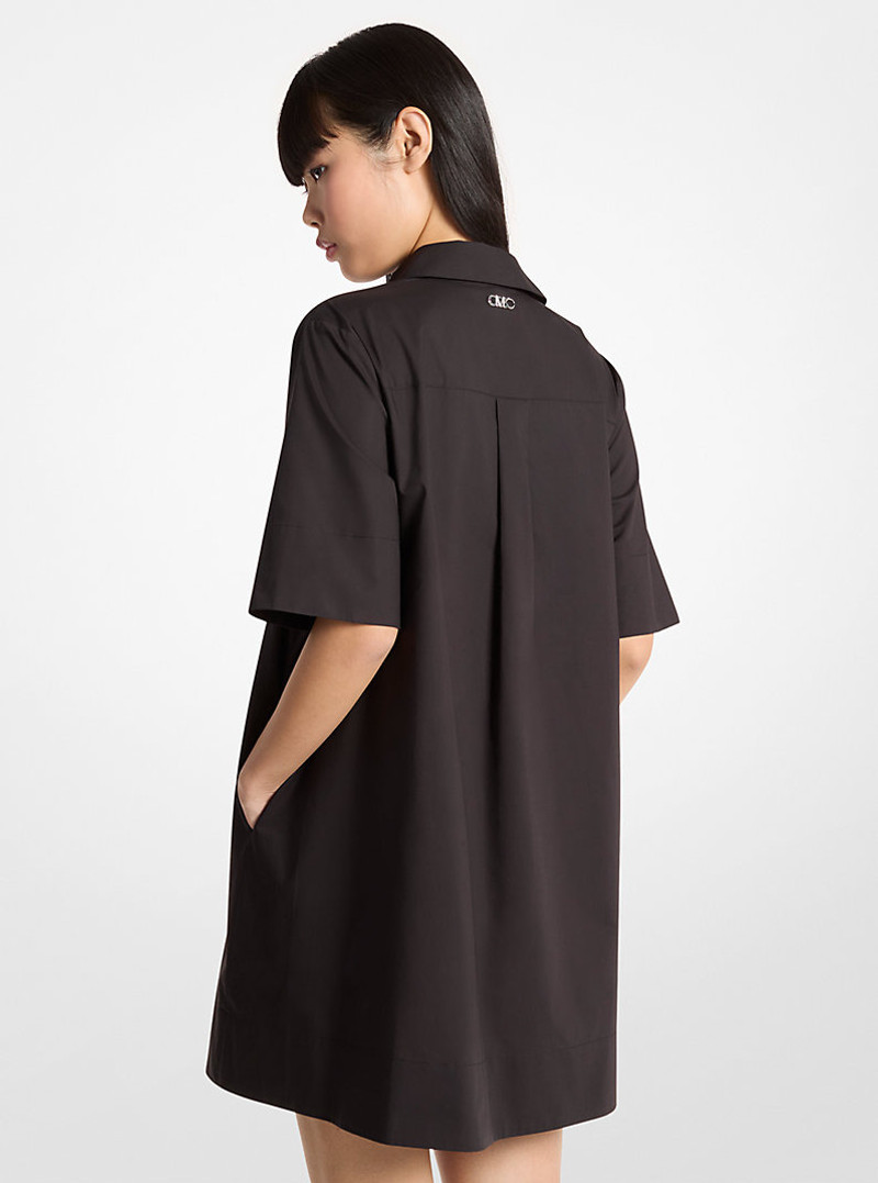 MICHAEL KORS Cotton Poplin Shirtdress outlook