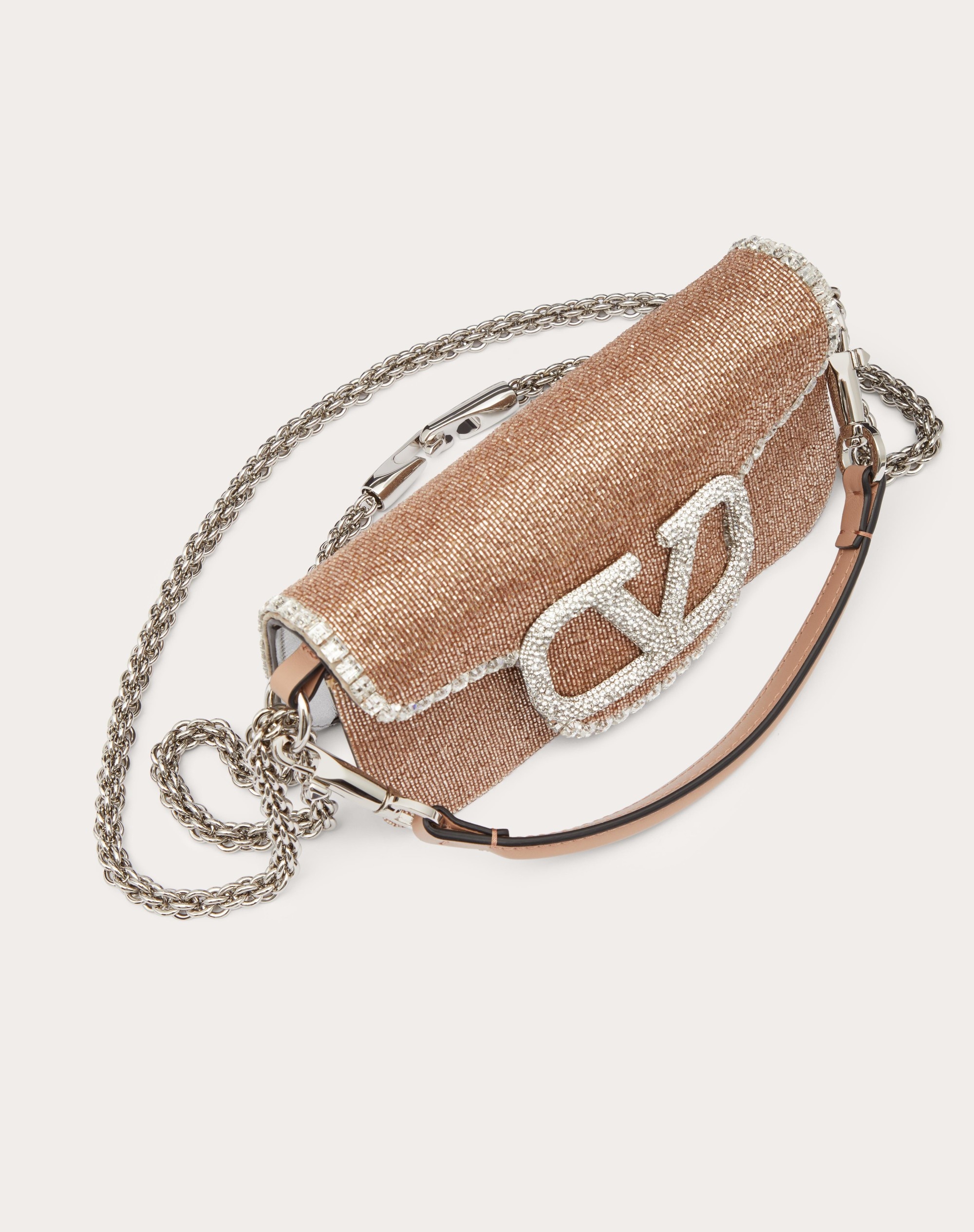 VALENTINO GARAVANI LOCÒ EMBROIDERED SMALL SHOULDER BAG - 5