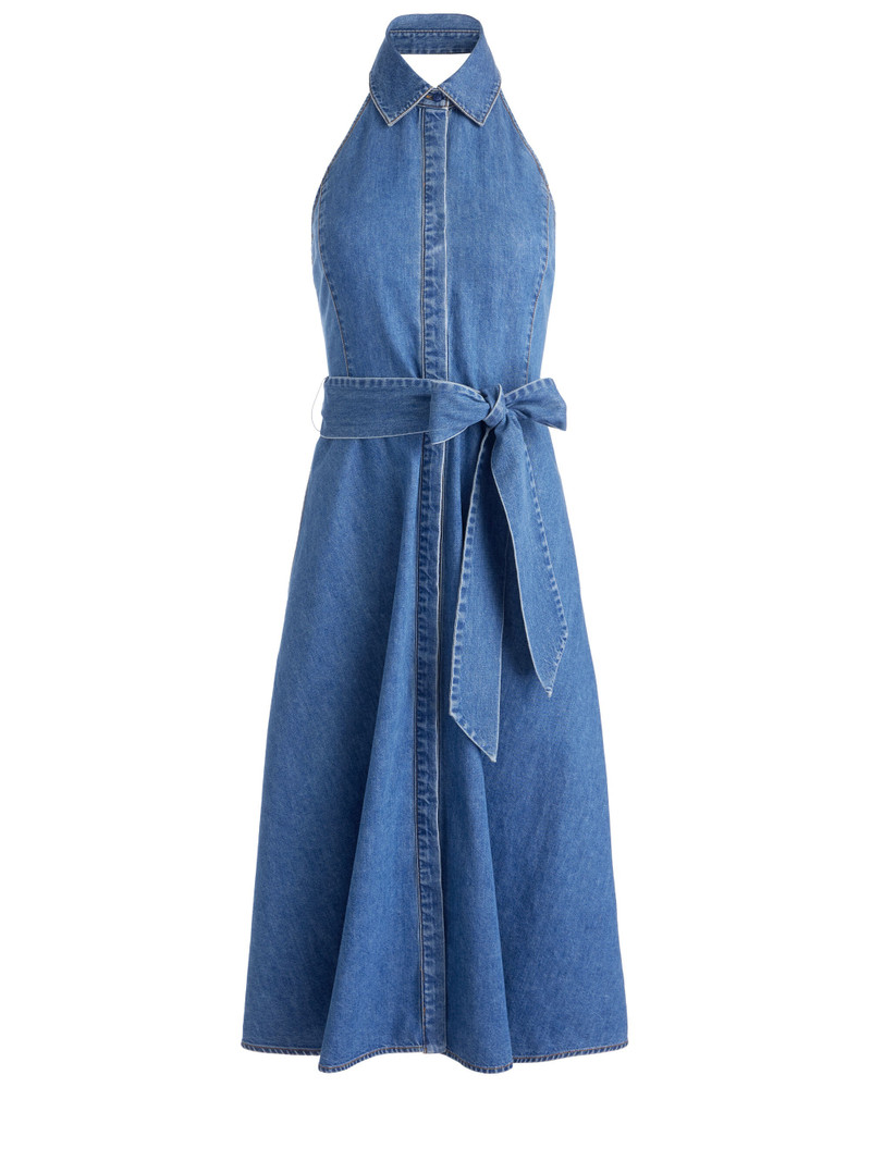 CHASSIDY CHAMBRAY MIDI DRESS 1
