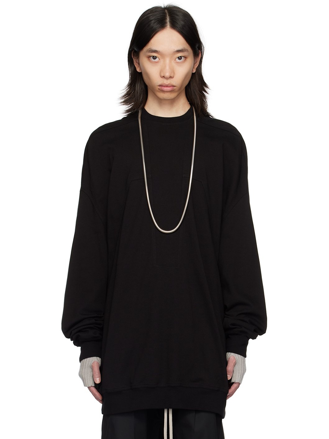 Black Porterville Splintered Peter Sweatshirt - 1