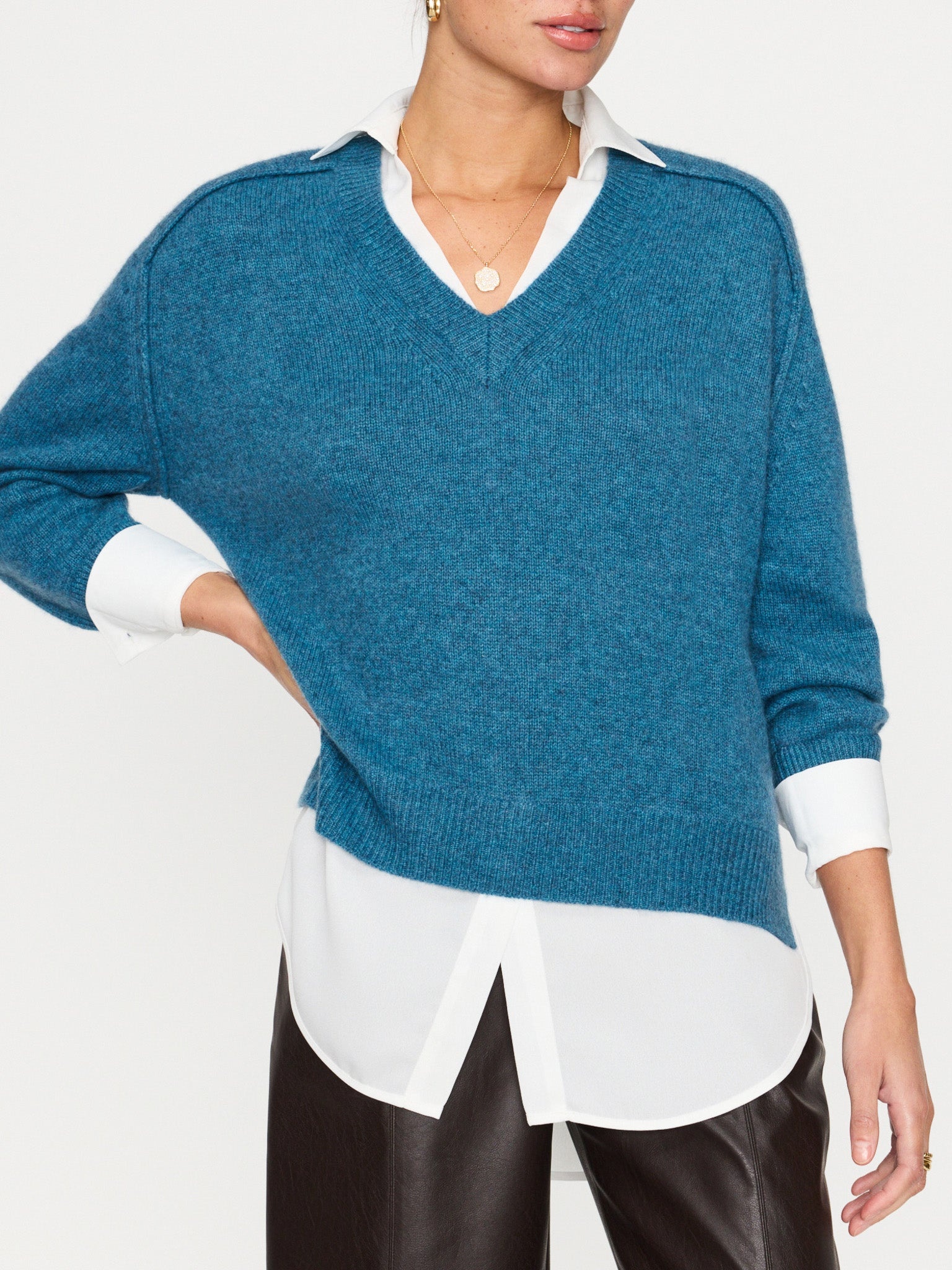 The Looker Layered V-Neck - 4