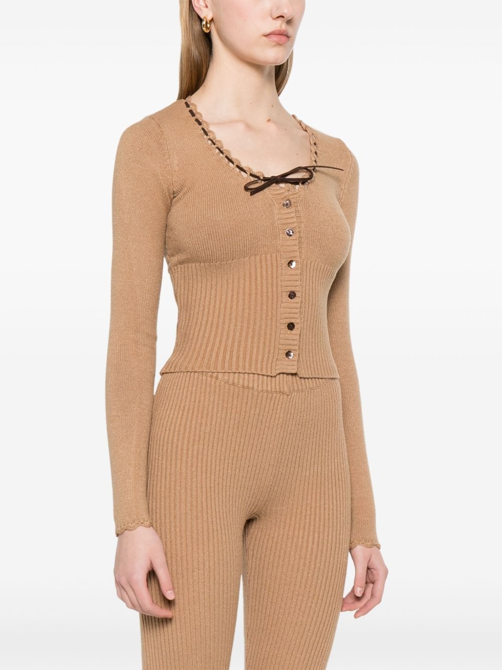 x Bella Hadid Texas cardigan - 3