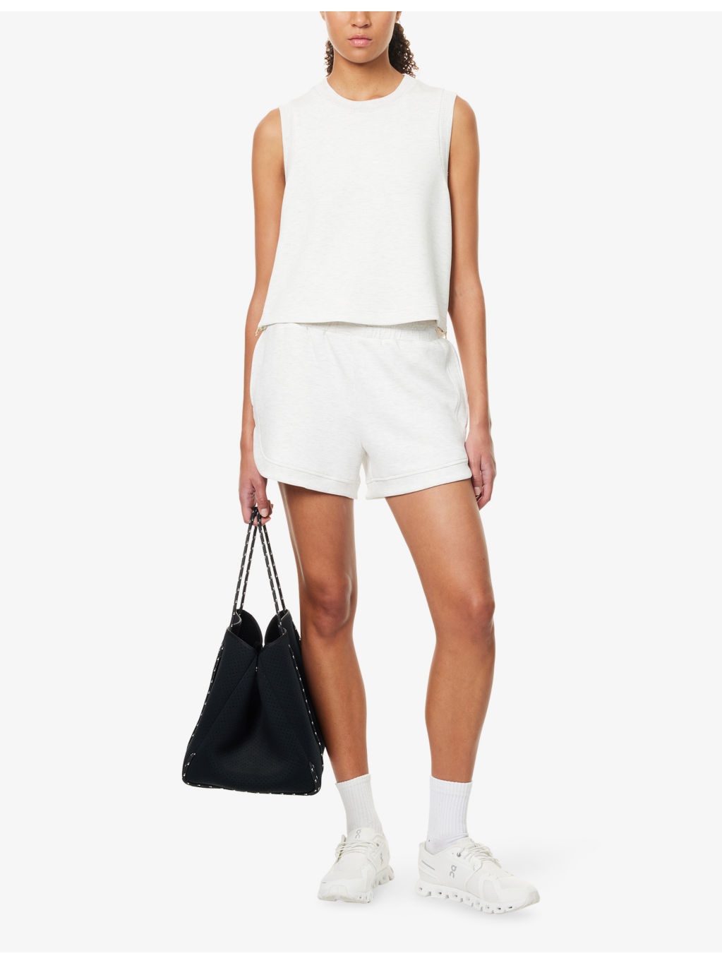 Ollie high-rise stretch-jersey shorts - 2