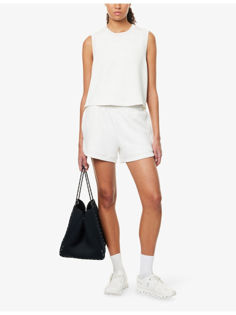VARLEY Ollie high-rise stretch-jersey shorts outlook