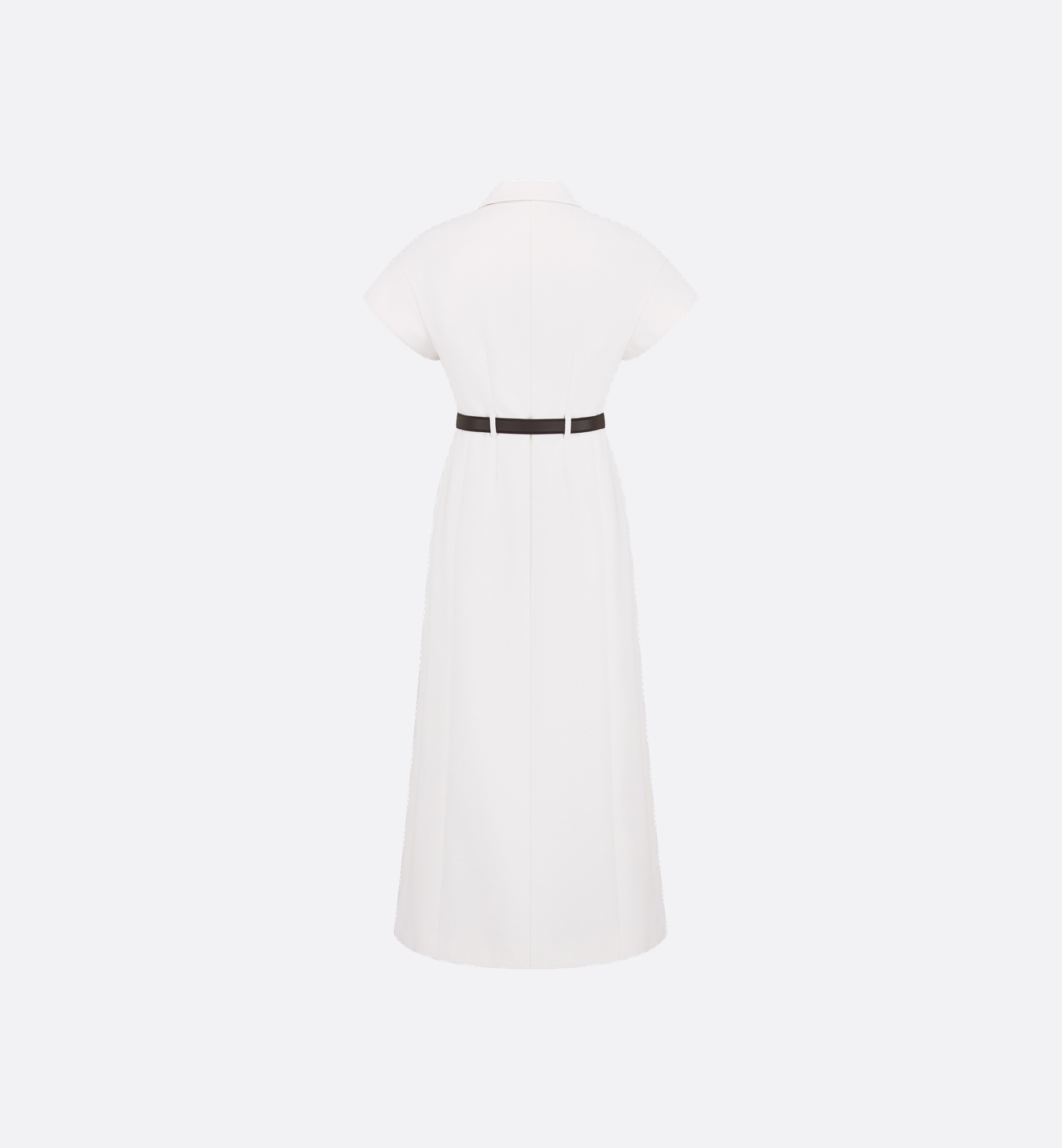 Mid-Length Belted Dress - 5