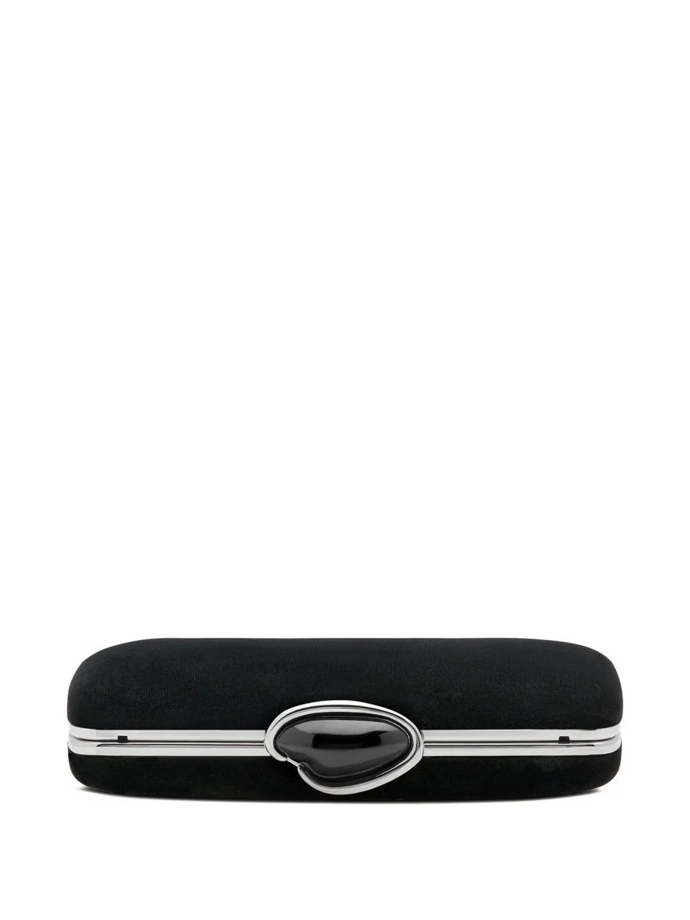 O Minaudière velvet clutch bag - 1