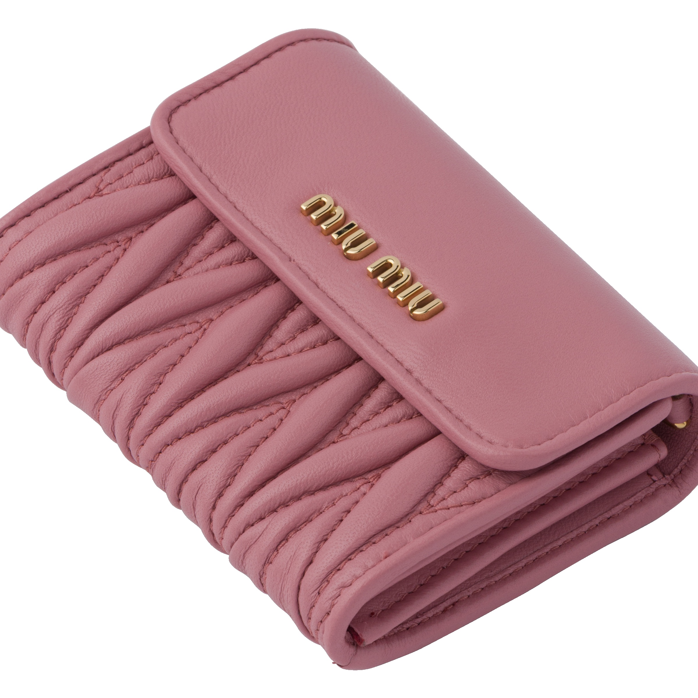 Nappa leather wallet with shoulder strap - 5