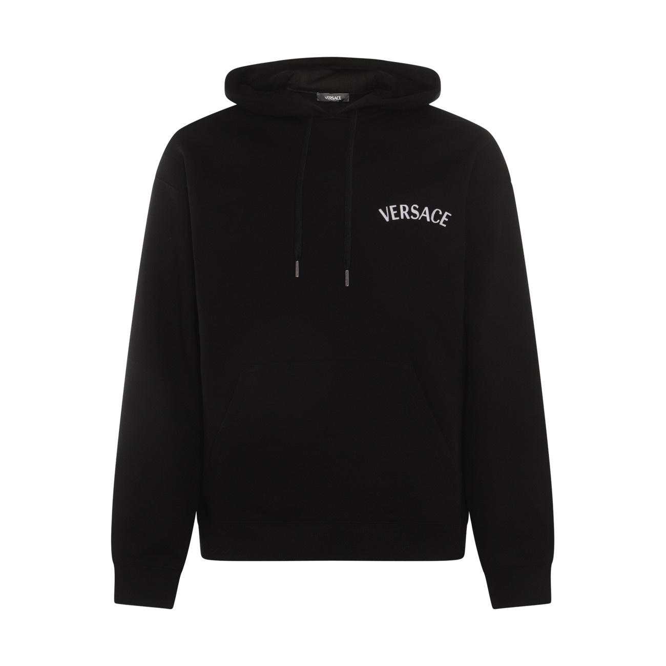 black cotton sweatshirt - 1