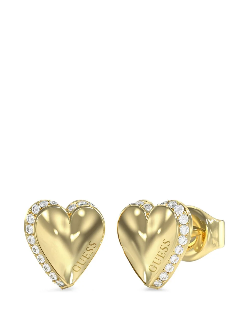 By Your Side heart-motif crystal-embellished earrings - 1
